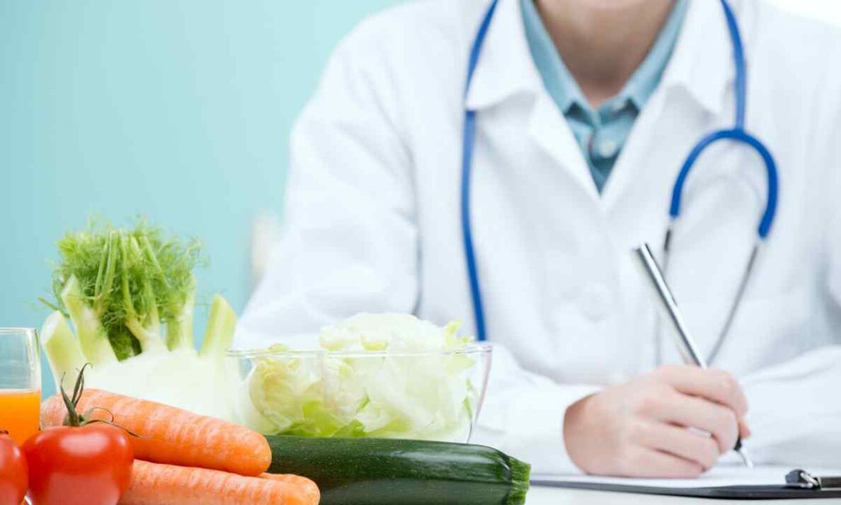 the doctor prescribes diet for parasites