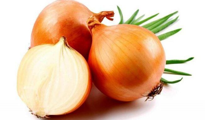 Onions for the preparation of folk remedies for worms