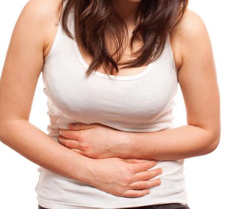 Abdominal pain is a sign of helminthic infection